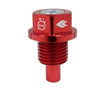 Picture of NRG Magnetic Oil Drain Plug M14X1-5 Acura-Honda-Mazda-Mitsubishi - Red