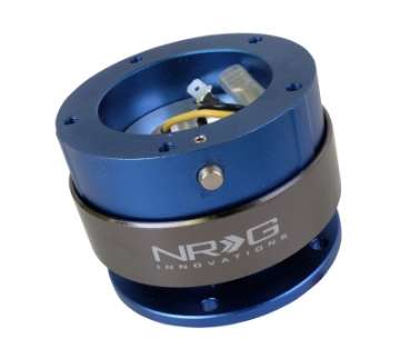 Picture of NRG Quick Release Gen 2-0 - Blue Body - Titanium Chrome Ring 5 Hole Base 5 Hole Top