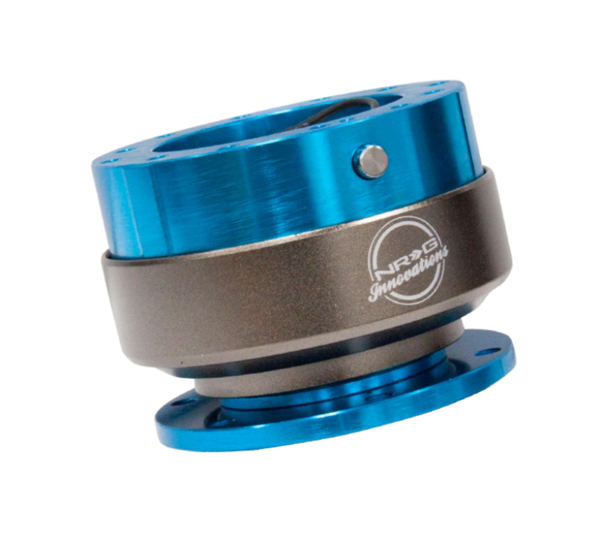 Picture of NRG Quick Release Gen 2-0 - New Blue Body - Titanium Chrome Ring