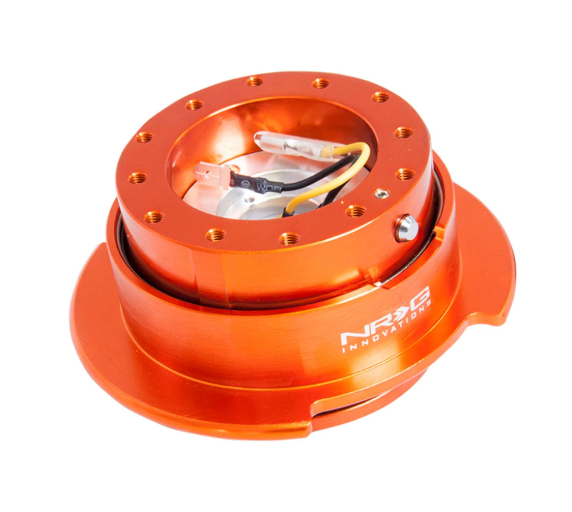 Picture of NRG Quick Release Kit Gen 2-5 - Orange Body - Titanium Chrome Ring