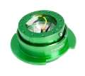 Picture of NRG Quick Release Kit Gen 2-5 - Green Body - Titanium Chrome Ring