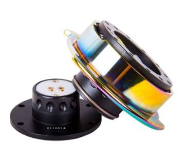 Picture of NRG Quick Release Gen 2-5 - Black Body - Neochrome Ring