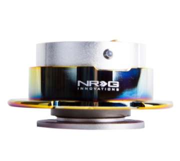 Picture of NRG Quick Release Gen 2-5 - Silver Body - Neochrome Ring