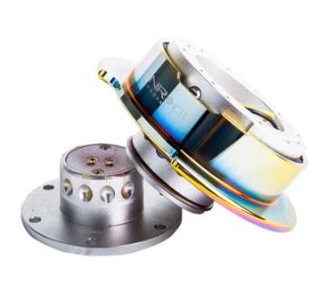 Picture of NRG Quick Release Gen 2-5 - Silver Body - Neochrome Ring