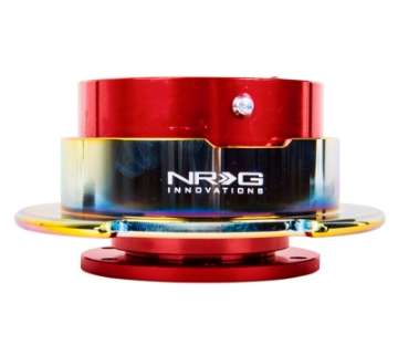 Picture of NRG Quick Release Gen 2-5 - Red Body - Neochrome Ring