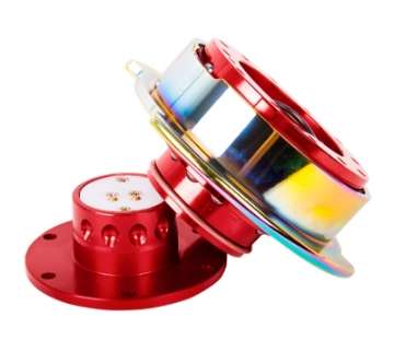 Picture of NRG Quick Release Gen 2-5 - Red Body - Neochrome Ring