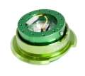 Picture of NRG Quick Release Kit Gen 2-8 - Green Body - Titanium Chrome Ring