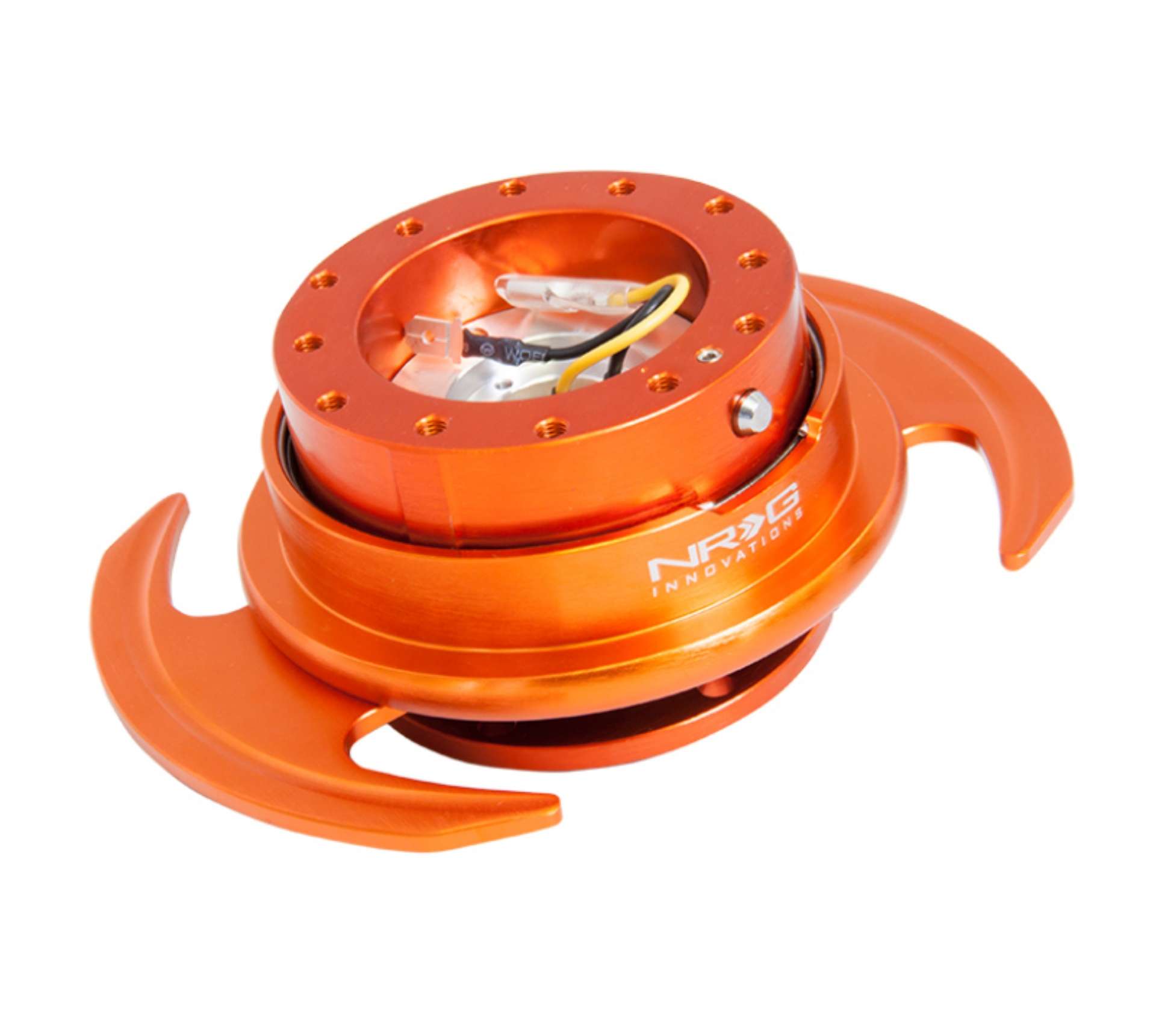 Picture of NRG Quick Release Kit Gen 3-0 - Orange Body - Orange Ring w-Handles