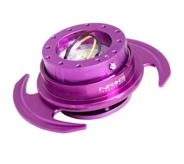 Picture of NRG Quick Release Kit Gen 3-0 - Purple Body - Purple Ring w-Handles