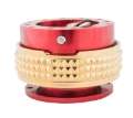 Picture of NRG Quick Release Kit - Pyramid Edition - Red Body - Chrome Gold Pyramid Ring