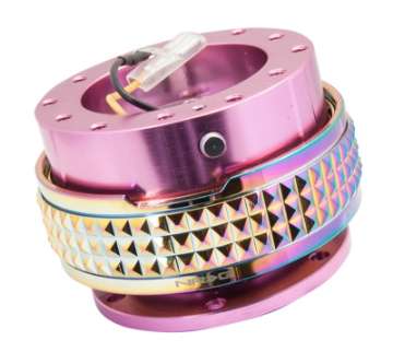 Picture of NRG Quick Release Kit - Pyramid Edition - Pink Body - Neochrome Pyramid Ring