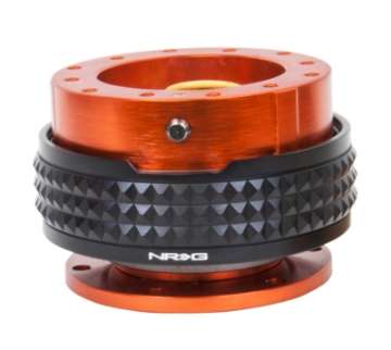 Picture of NRG Quick Release Kit - Pyramid Edition - Orange Body - Black Pyramid Ring