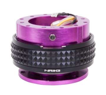 Picture of NRG Quick Release Kit - Pyramid Edition - Purple Body - Black Pyramid Ring