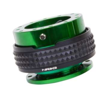 Picture of NRG Quick Release Kit - Pyramid Edition - Green Body - Black Pyramid Ring