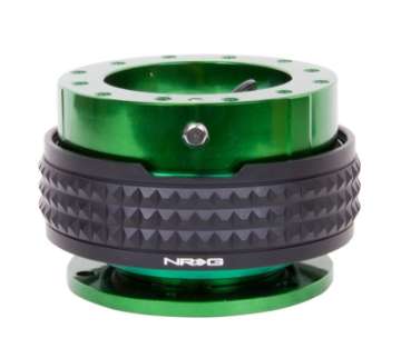 Picture of NRG Quick Release Kit - Pyramid Edition - Green Body - Black Pyramid Ring