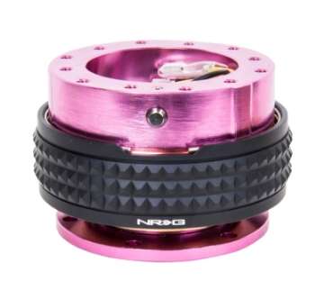 Picture of NRG Quick Release Kit - Pyramid Edition - Pink Body - Black Pyramid Ring