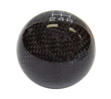 Picture of NRG Universal Ball Style Shift Knob No Logo - Black Carbon Fiber 5 Speed Pattern