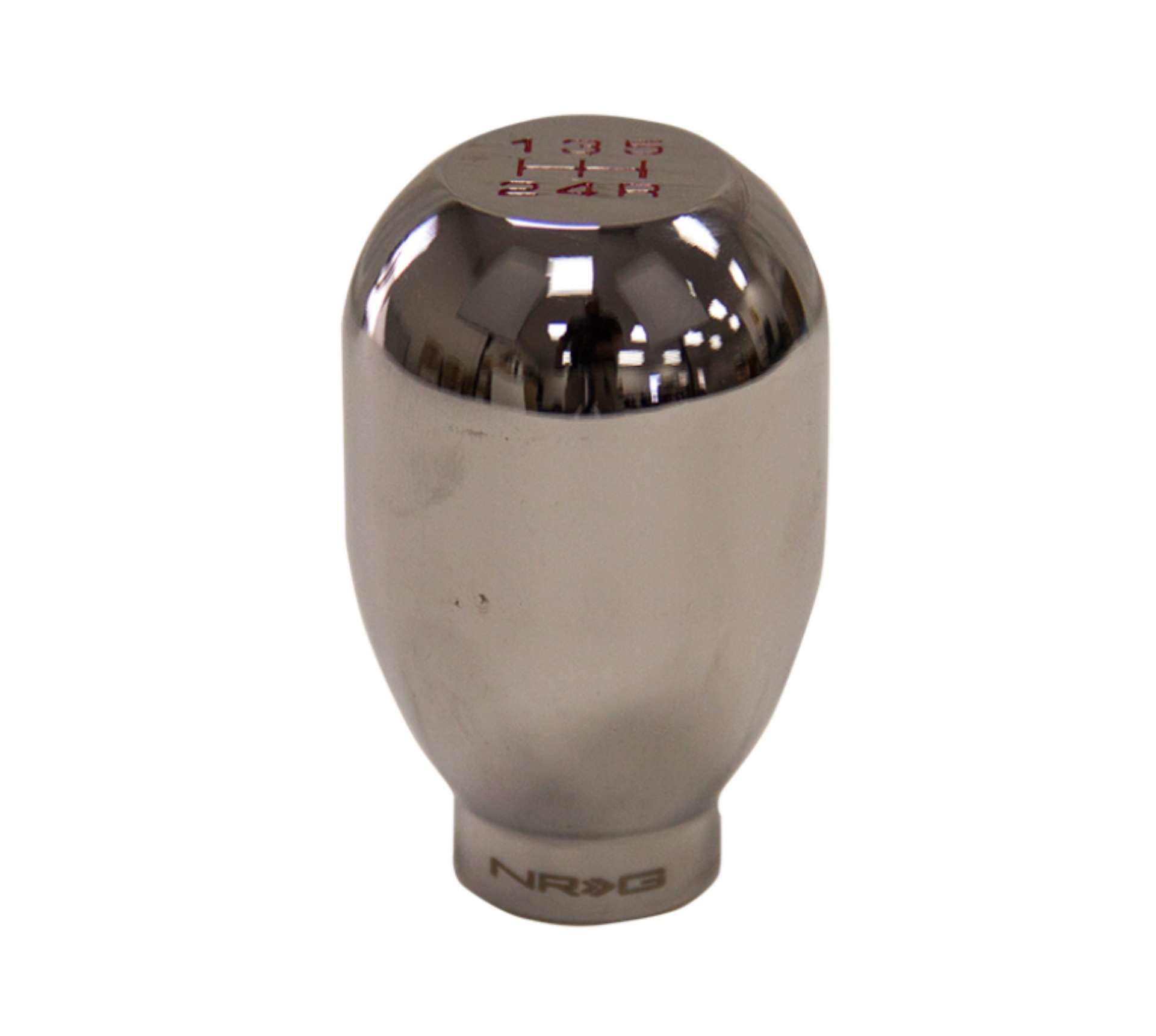 Picture of NRG Universal Shift Knob 42mm - Heavy Weight 480G - 1-1Lbs- - Chrome 5 Speed