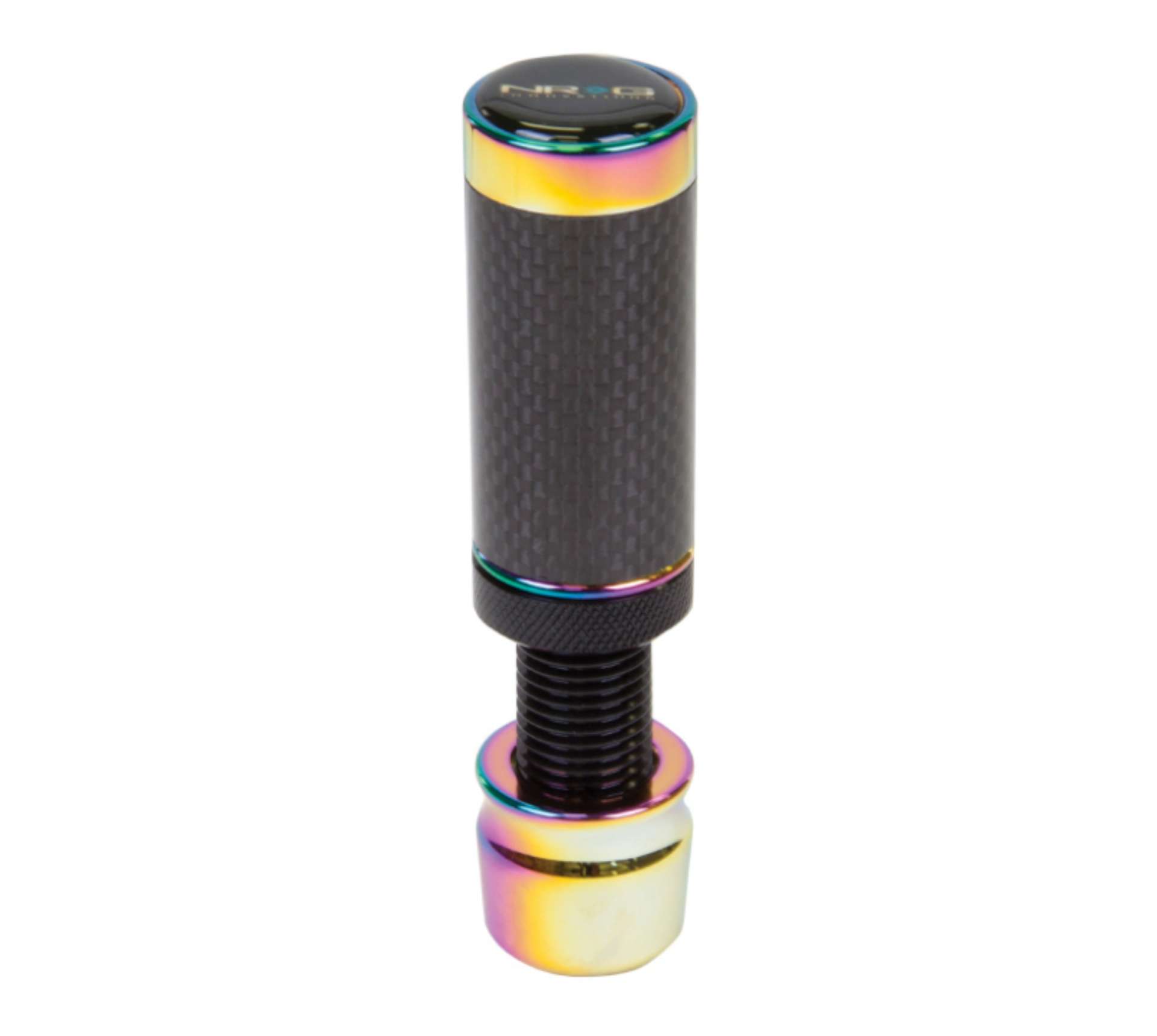 Picture of NRG Slimboy Adjustable Shift Knob M10X1-50 Honda - Acura - Lotus - Carbon Fiber - Neochrome