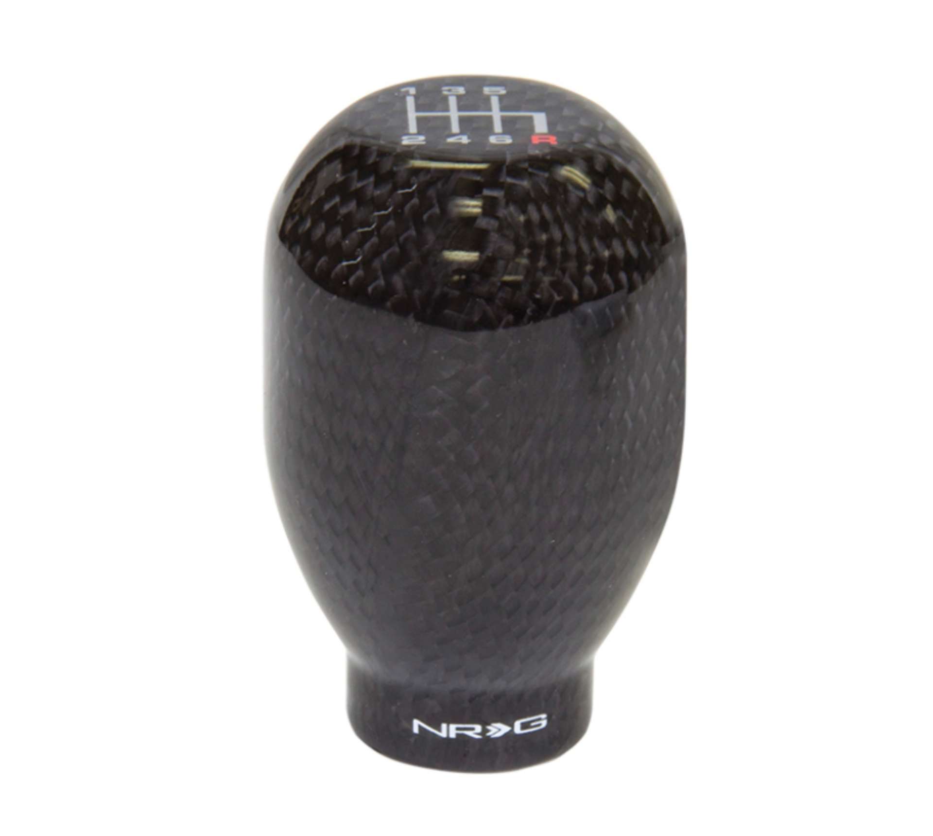 Picture of NRG Universal Shift Knob 42mm - Heavy Weight 480G - 1-1Lbs- - Black Carbon Fiber 6 Speed