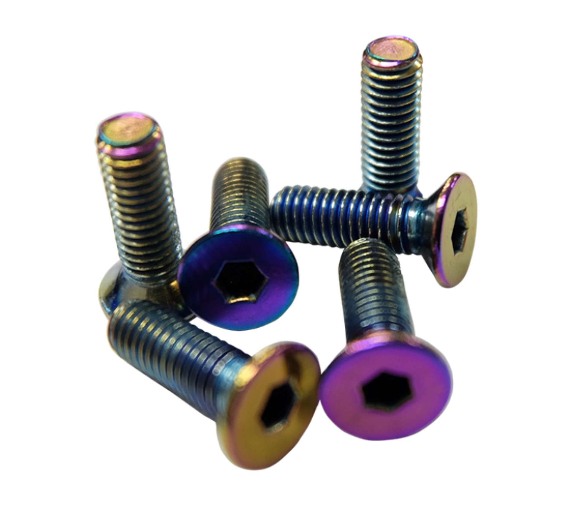 Picture of NRG Steering Wheel Screw Upgrade Kit Conical - Neochrome