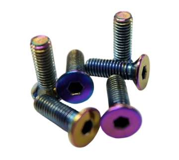 Picture of NRG Steering Wheel Screw Upgrade Kit Conical - Neochrome