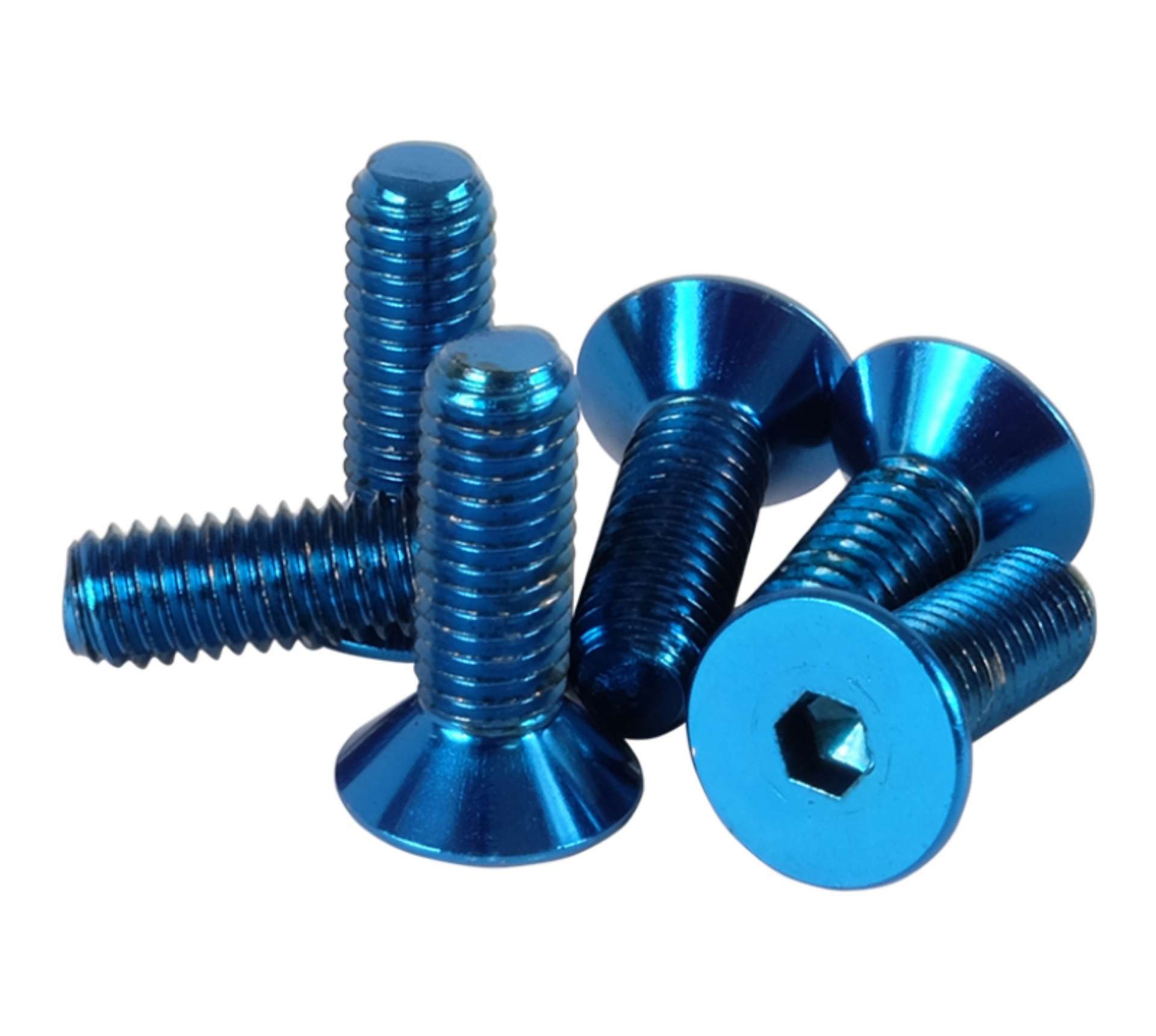 Picture of NRG Steering Wheel Screw Upgrade Kit Conical - Blue