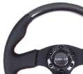 Picture of NRG Carbon Fiber Steering Wheel 315mm Leather Trim w-Red Stitching