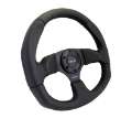 Picture of NRG Reinforced Steering Wheel 320mm Horizontal - 330mm Vertical Leather w-Black Stitching