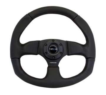 Picture of NRG Reinforced Steering Wheel 320mm Horizontal - 330mm Vertical Leather w-Black Stitching