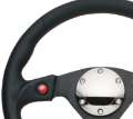 Picture of NRG Reinforced Steering Wheel 320mm Blk Leather w-Dual Buttons