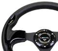 Picture of NRG Reinforced Steering Wheel 320mm Blk w-Gloss Black Trim