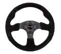 Picture of NRG Reinforced Steering Wheel 320mm Suede w-Black Stitch