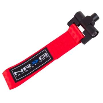 Picture of NRG Bolt-In Tow Strap Red - BMW - E90 E92 3 Series - R53 Mini 01-06 5000lb- Limit