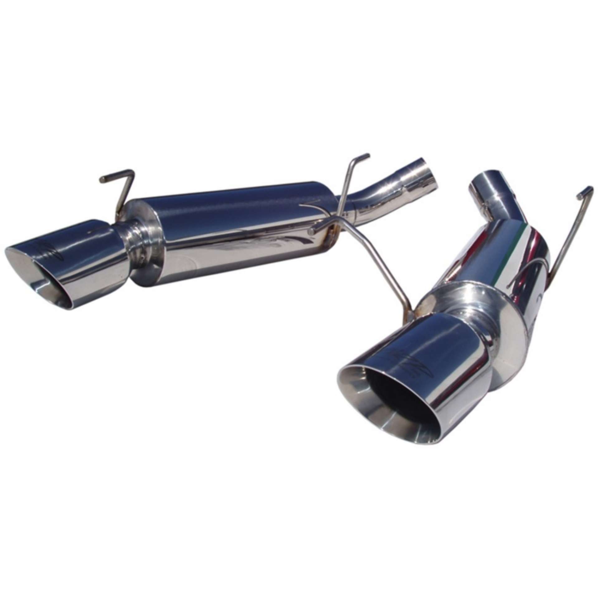 Picture of MBRP 05-10 Ford Mustang GT 5-0-Shelby GT500 Dual Mufflers Axle Back Split Rear T304