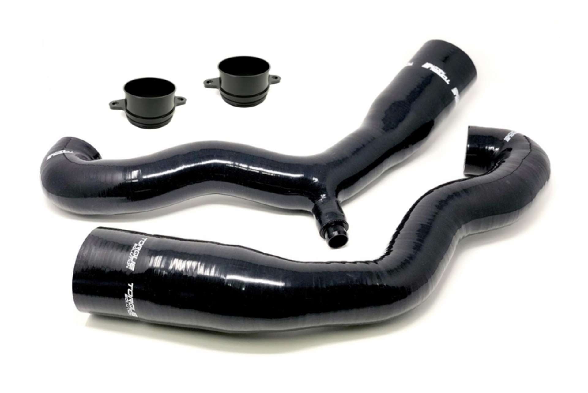 Picture of Torque Solution Turbo Inlet Hose Black: Porsche 997-1 TT - GT2