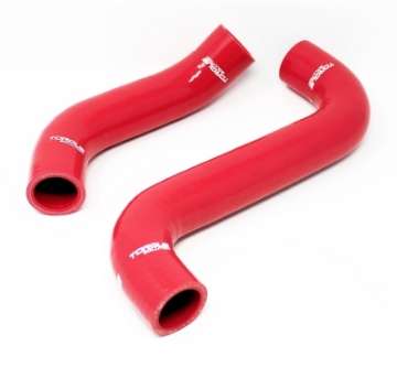 Picture of Torque Solution 02-07 Subaru WRX - 04-07 STI Silicone Radiator Hose Kit - Red