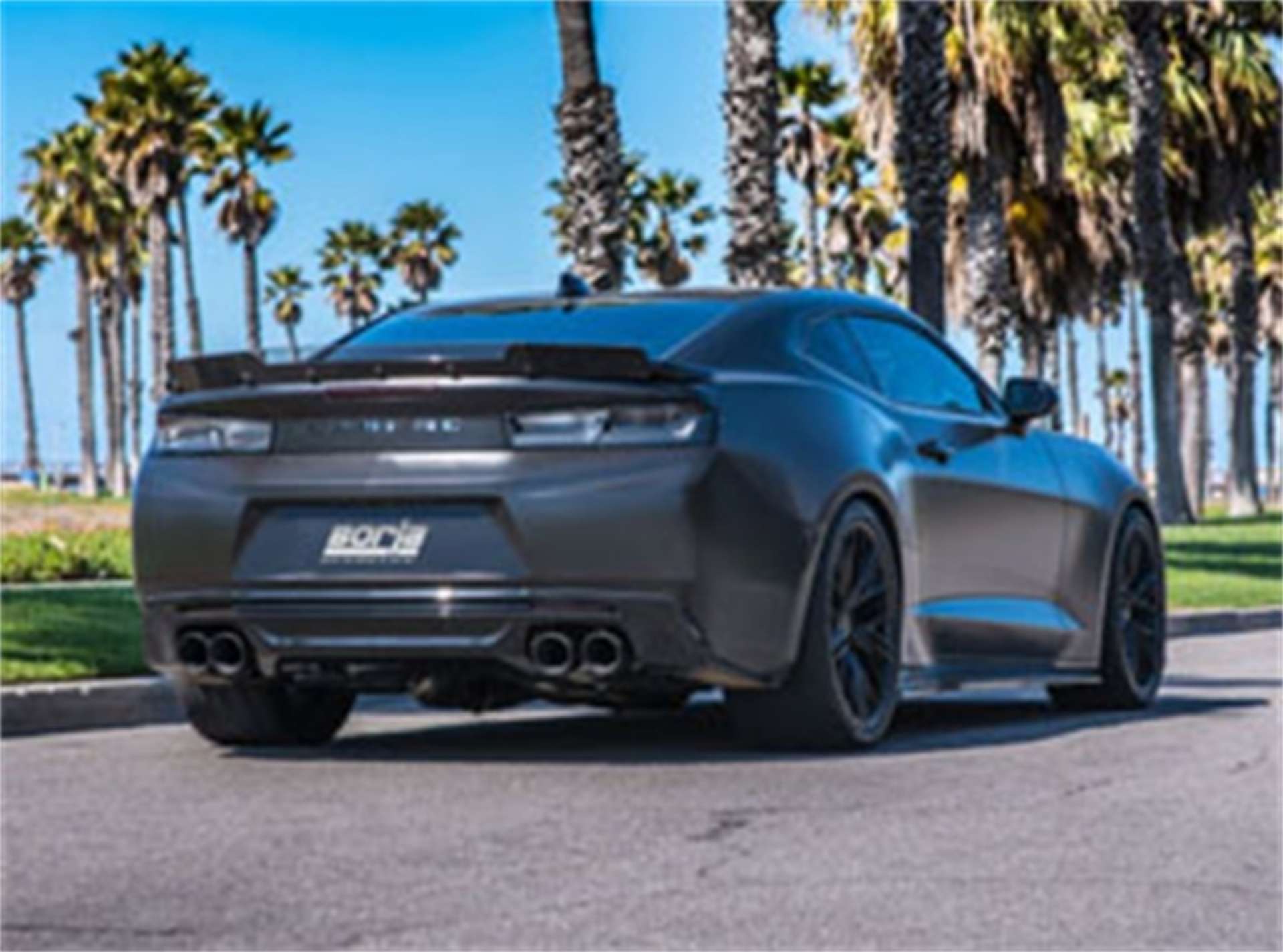 Picture of Borla 2016-2018 Chevrolet Camaro SS AT-MT RWD Ceramic Black S-Type Exhaust w- Dual Mode Valves