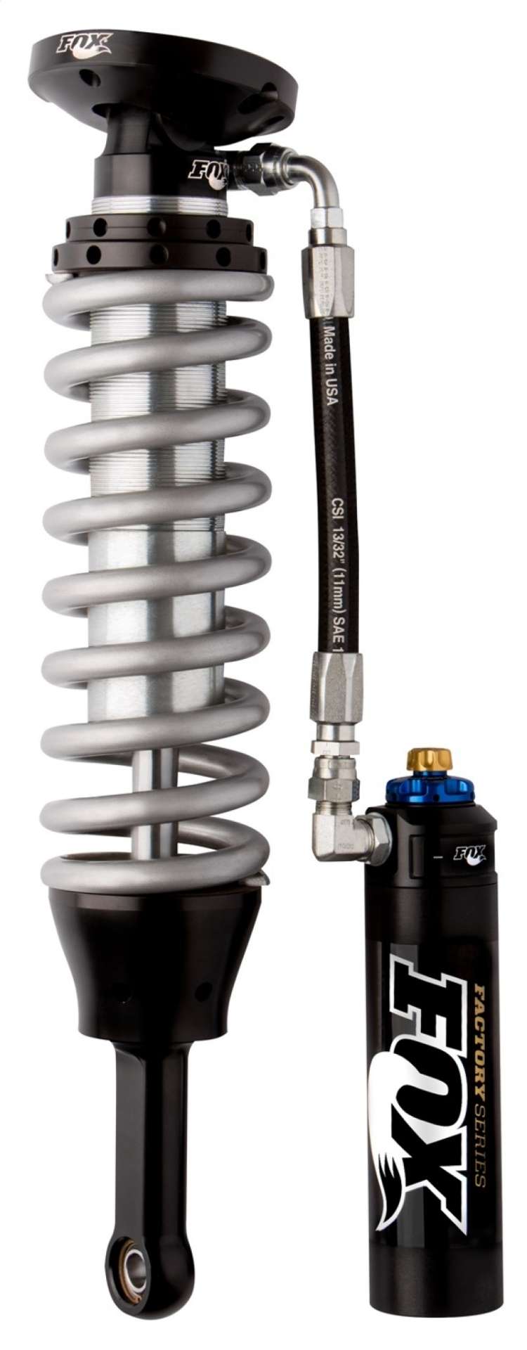 Picture of Fox 00-06 Tundra w-UCA 2-5 Factory Series 5-45in- Remote Res- Coilover Shock Set w-DSC Adj- - Black