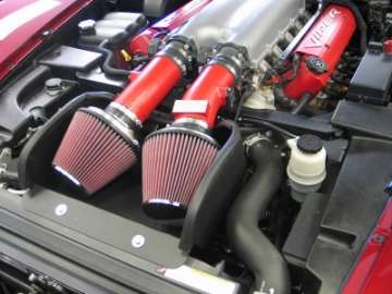 Picture of K&N 08 Dodge Viper 8-4L-V10 Red Typhoon Short Ram Intake