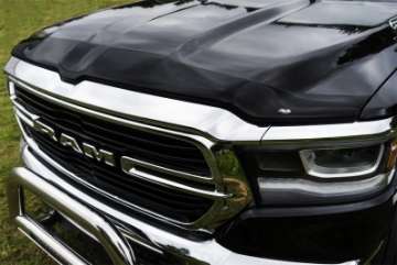 Picture of AVS 2019 Dodge RAM 1500 Aeroskin Low Profile Acrylic Hood Shield - Smoke