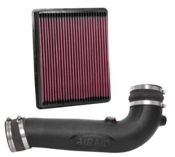 Picture of Airaid 17-18 GMC Sierra-Yukon V8-6-2L F-I Jr Intake Kit - Oiled - Red Media