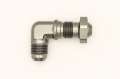 Picture of DeatschWerks 8AN Male Flare To 8AN Male Flare Bulkhead Adapter 90-Degree Incl- Nut