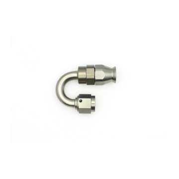 Picture of DeatschWerks 6AN Female Swivel 180-Degree Hose End PTFE Incl- 1 Olive Insert