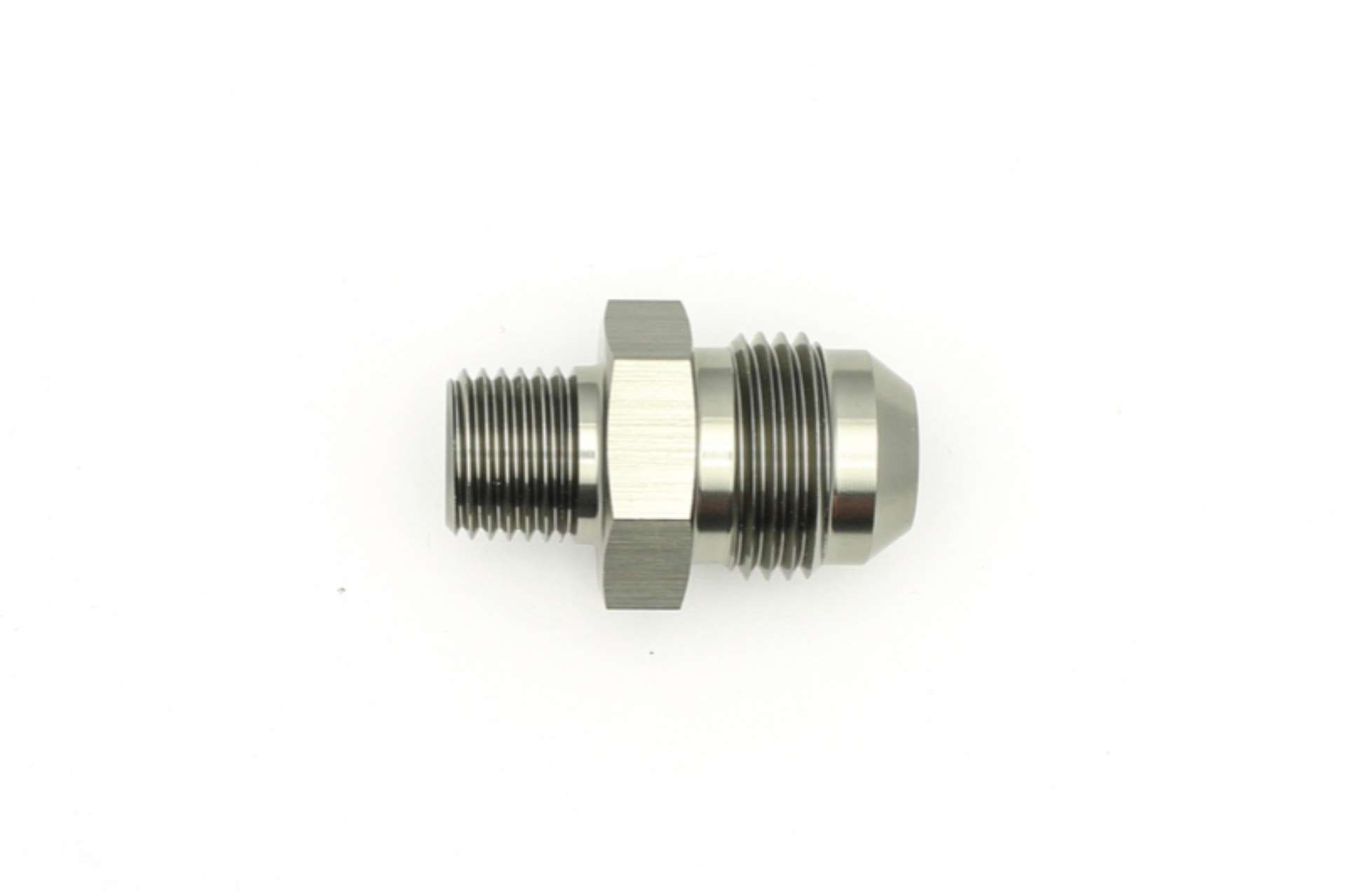 Picture of DeatschWerks 8AN Male Flare To 1-4in- Male NPT Adapter