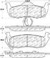 Picture of StopTech 05-10 Jeep Grand Cherokee Street Select Rear Brake Pads