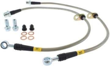 Picture of StopTech 00-05 Celica GT & GT-S-05-08 Scion tC Front Stainless Steel Brake Lines