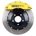 Picture of StopTech 08-10 Audi S5 Front BBK w- Yellow ST-60 Calipers Slotted 380x32mm Rotors Pads Lines