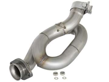Picture of aFe POWER Twisted Steel Loop Relocation Pipe 12-18 Jeep Wrangler JK V6 3-6L