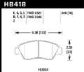 Picture of Hawk 02-06 Acura RSX - 93-97 Honda Civic Del Sol VTEC DTC-70 Front Brake Pads